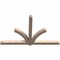 Ekena Millwork Redmond Smooth Timber Gable Bracket, Douglas Fir, 108"W x 68"H x 5 1/2"D x 5 1/2"F, 15/12 Pitch GBW108X68X0606RED00SDF - alternate 5